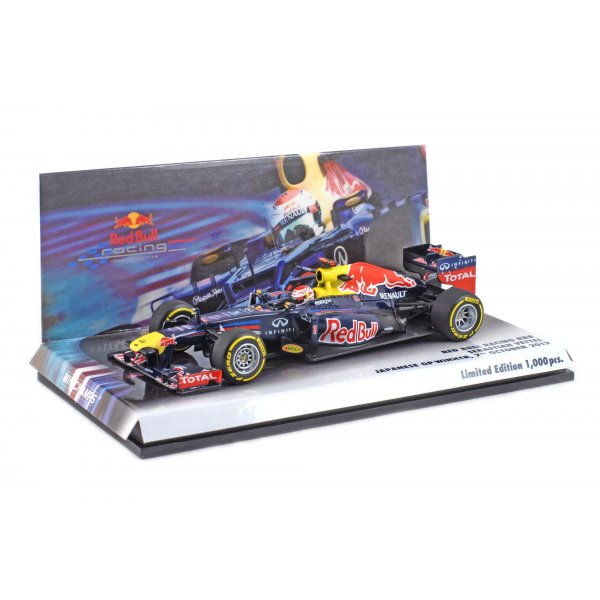 Minichamps 1:43 Red Bull RB8 Sebastian Vettel Japan Winner 2012