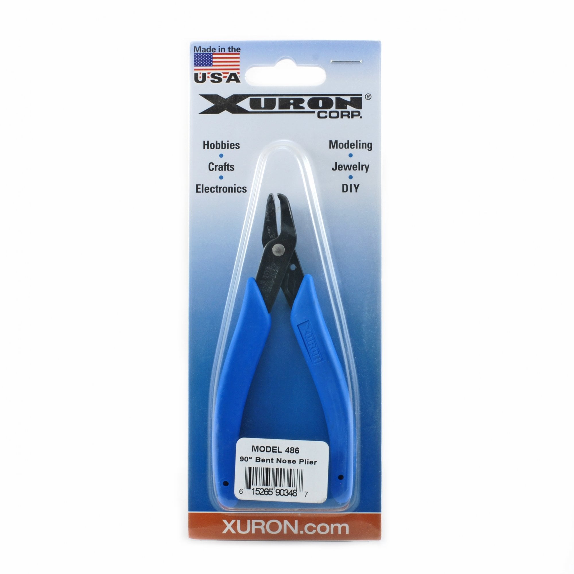 Xuron-486 Bent nose pliers - 90 degree tip